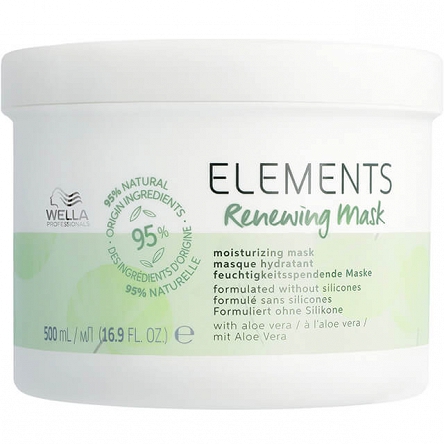 Maska Wella Elements Renewing do włosów 500ml Maska do włosów zniszczonych Wella 4064666102702