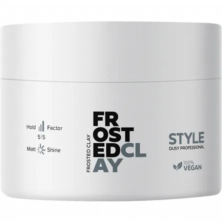 Glinka Dusy Professional Style Frosted Clay do włosów, bardzo mocna 100ml Dusy 4016660516221