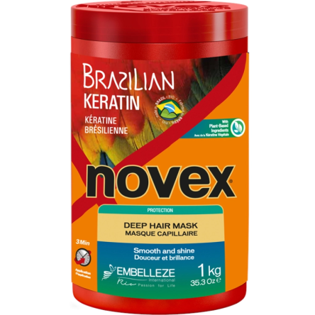 Maska Novex Brazilian Keratin 1000g Maska do włosów suchych Novex 876120002633