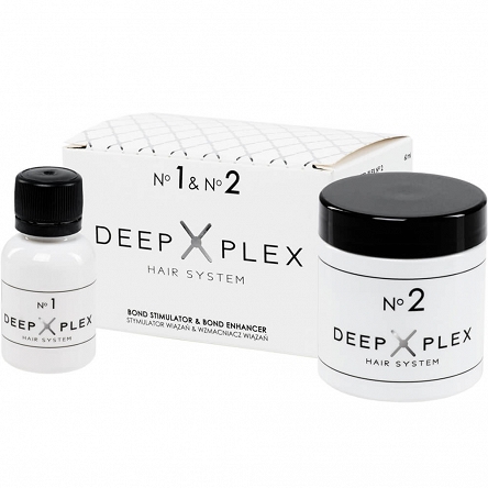 Kuracja Stapiz Deep Plex No.1 & No.2 odbudowująca do włosów, wzmacniacz 15ml + stymulator wiązań 60ml Produkty techniczne Stapiz 5906874553190