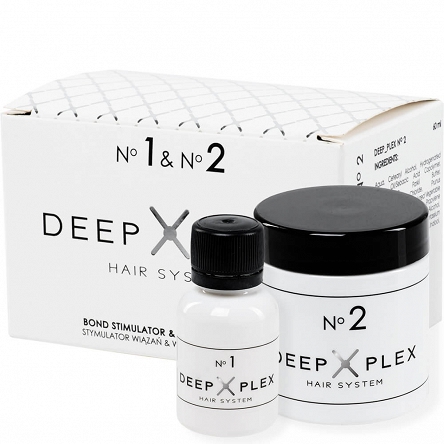 Kuracja Stapiz Deep Plex No.1 & No.2 odbudowująca do włosów, wzmacniacz 15ml + stymulator wiązań 60ml Produkty techniczne Stapiz 5906874553190