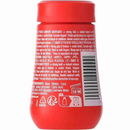 Puder Schwarzkopf OSIS+ Dust It do włosów 10g Pudry do włosów Schwarzkopf 4045787999525