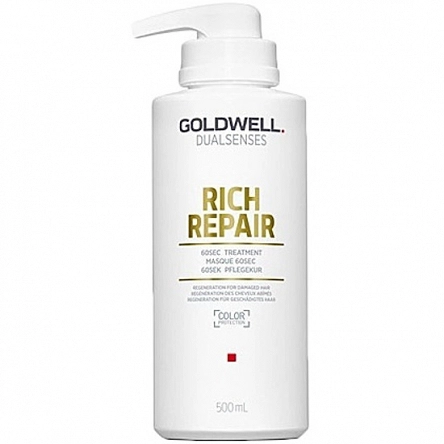 Maska Goldwell Dualsenses Rich Repair 60s regenerująca do włosów zniszczonych 500ml Maska do włosów zniszczonych Goldwell 4021609061441