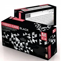 Rękawiczki Essenti Care Nitrile Gloves czarne M 100szt. Rękawiczki jednorazowe Essenti Care 5901867240583