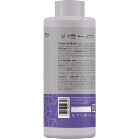 Odżywka INOAR Speed Blond do włosów blond 800ml Odżywki do włosów farbowanych Inoar 7908124406247