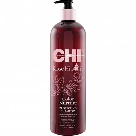 Szampon CHI Rose Hip Oil Color do włosów farbowanych 739ml Włosy farbowane Farouk 633911775783