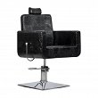 Fotel fryzjerski Italpro Bell BIS czarny krokodyl dostępny w 48h Fotele fryzjerskie Italpro