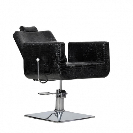 Fotel fryzjerski Italpro Bell BIS czarny krokodyl dostępny w 48h Fotele fryzjerskie Italpro