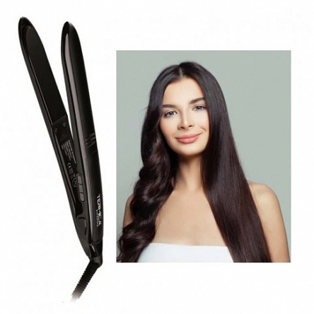 Prostownica do włosów Termica Liss&Wave, czarna Prostownice do włosów Termica