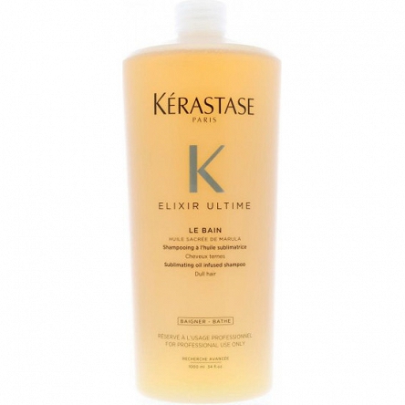 Kąpiel Kerastase Elixir Ultime Bain, wzmacniający 1000ml Szampon regenerujący włosy Kerastase 3474636614127