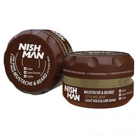 Pomada-balsam Nishman Beard & Mustache Styling balm do stylizacji brody dla mężczyzn 100ml Pomady do włosów NishMan 8682035082361