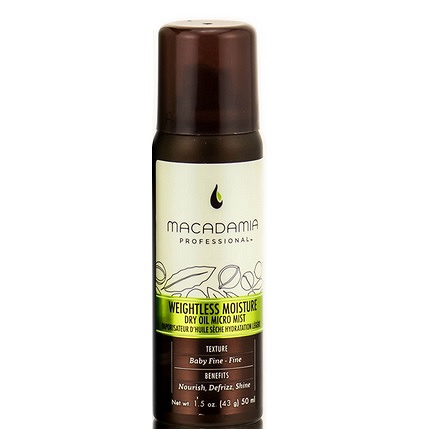 Olejek Macadamia Weightless Moisture Dry Oil Micro Mist nawilżający w sprayu 50ml Olejki do włosów Macadamia professional 815857010962