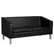 Sofa Gabbiano BM18003 do poczekalni fryzjerskiej, czarna Gabbiano 5906717421020