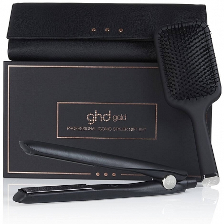 Zestaw GHD GOLD prostownica oraz szczotka do rozczesywaniawłosów Prostownice do włosów GHD 5060633781580