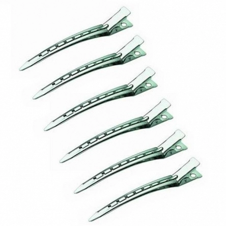 Klipsy metalowe Efalock Cabinet Clip 6 Szt Klipsy do włosów Efalock 4025341310294