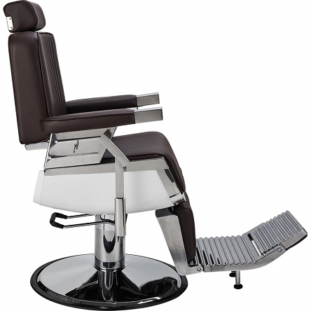Fotel barberski Ayala LORD brązowy z regulacją wysokości dostępny w 48h Fotele barberskie Ayala