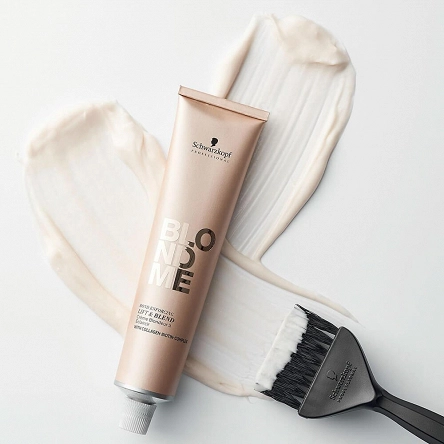 Farba Schwarzkopf Blondme Lift&Blend rozjaśniająca, tonująca i kryjący siwe włosy 60ml Rozjaśniacze do włosów Schwarzkopf 4045787924282