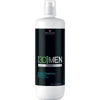 Szampon Schwarzkopf 3D Men Deep Cleansing oczyszczający do włosów przetłuszczających się 1000ml Szampony do włosów przetłuszczających się Schwarzkopf 4045787265262