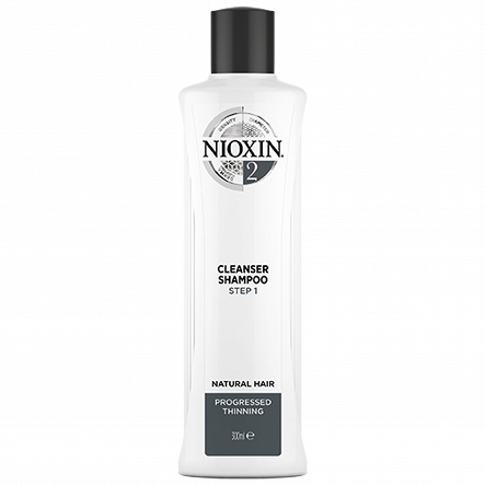 Szampon Nioxin System 2 do włosów naturalnych, oczyszczający 300ml Szampony do włosów przetłuszczających się Nioxin 8005610494470