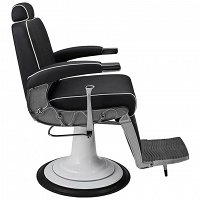 Fotel fryzjerski Ayala BARBER STIG czarny męski dostępny w 48H Fotele barberskie Ayala