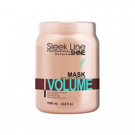Maska Stapiz Sleek Line Volume 1000ml Maska do włosów cienkich Stapiz 5904277710851