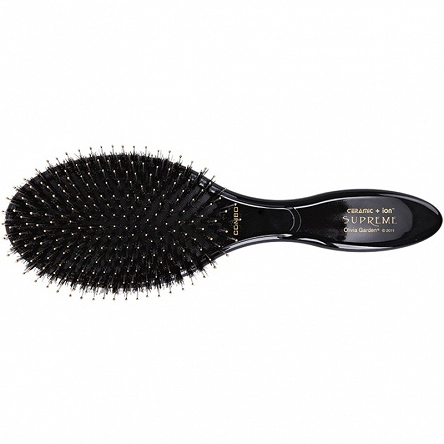 Szczotka Olivia Garden Ceramic Ion Supreme Black Combo do włosów Szczotki do włosów Olivia Garden 5414343006448