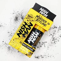 Puder Nishman Powder Styling CP White Coverage, do stylizacji włosów siwych 20g Puder do włosów męski NishMan 8682035081012