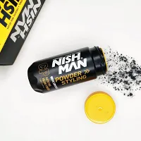 Puder Nishman Powder Styling CP White Coverage, do stylizacji włosów siwych 20g Puder do włosów męski NishMan 8682035081012