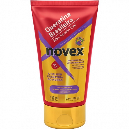 Odżywka Novex Brazilian Keratin Gel na rozdwajające końcówki 150ml Odżywka nawilżająca do włosów Novex 8761200014076