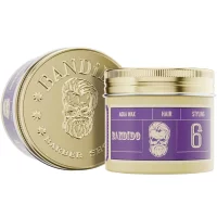 Wosk Bandido Hair Aqua Wax 6 Medium do stylizacji włosów o średnim chwycie dla mężczyzn 125ml Wosk do włosów dla mężczyzn Bandido 8681863082376