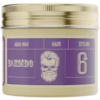Wosk Bandido Hair Aqua Wax 6 Medium do stylizacji włosów o średnim chwycie dla mężczyzn 125ml Wosk do włosów dla mężczyzn Bandido 8681863082376