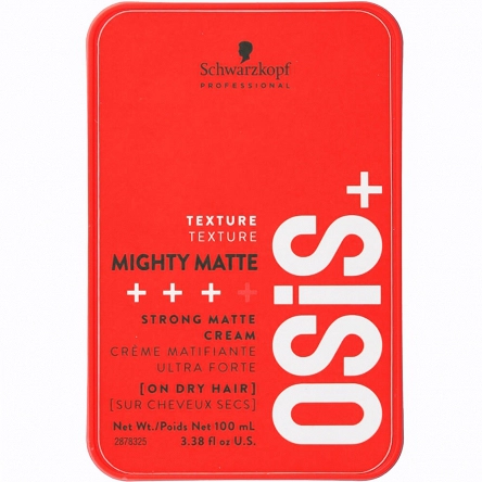 Krem Schwarzkopf OSIS+ Mighty Matte matujący do stylizacji włosów 85ml Matowy krem do włosów Schwarzkopf 4045787999488