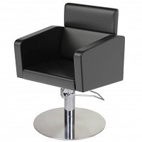 Fotel Panda Fiona II fryzjerski kolor czarny, podstawa XC dostępny w 48H Panda