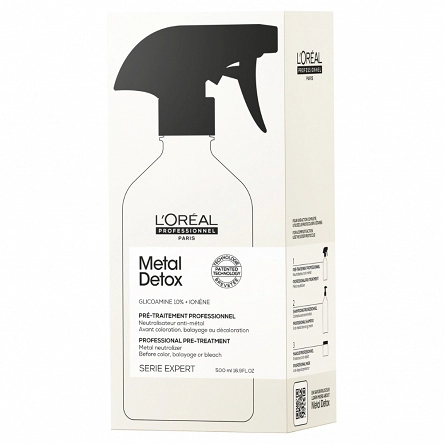 Spray Loreal Metal Detox zabezpieczający włosy przed koloryzacją i dekoloryzacją 500ml Dekoloryzatory L'Oreal Professionnel 30164840