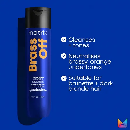 Szampon Matrix Brass Off ochładzający kolor do włosów blond 300ml Szampony do włosów Matrix 3474636484805