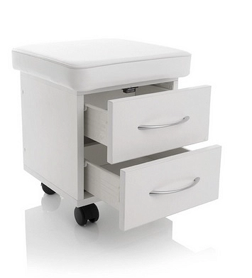 Taboret Activ dwie szuflady Taborety i hokery kosmetyczne Activ