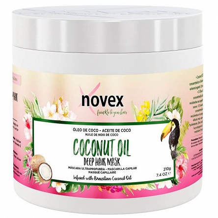 Maska Novex Coconut Oil do włosów suschych i zniszczonych 210g Maski do włosów Novex 7896013561064