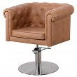 Fotel fryzjerski Panda DUKE w stylu Chesterfield Fotele fryzjerskie Panda  