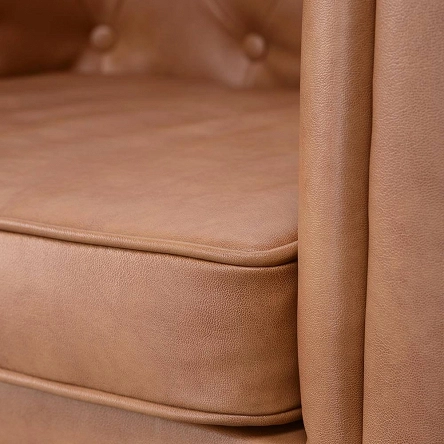Fotel fryzjerski Panda DUKE w stylu Chesterfield Fotele fryzjerskie Panda  