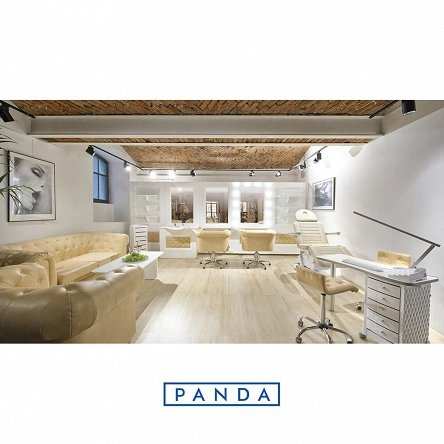 Fotel fryzjerski Panda DUKE w stylu Chesterfield Fotele fryzjerskie Panda  