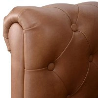 Fotel fryzjerski Panda DUKE w stylu Chesterfield Fotele fryzjerskie Panda