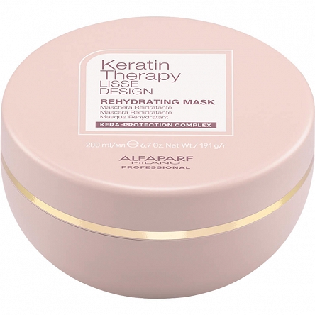 Maska Alfaparf Keratin Therapy Lisse Design Rehydrating nawilżająca do włosów 200ml Maski nawilżające włosy Alfaparf 8022297141466