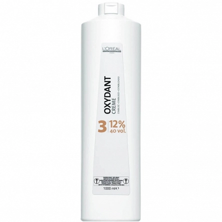 Oxydant Loreal 3.75, 6, 9 lub 12%, 1000ml do farb Majirel, Majiblond i Majirouge, Blond Studio Oxydanty do farb L'Oreal Professionnel 3474630449367
