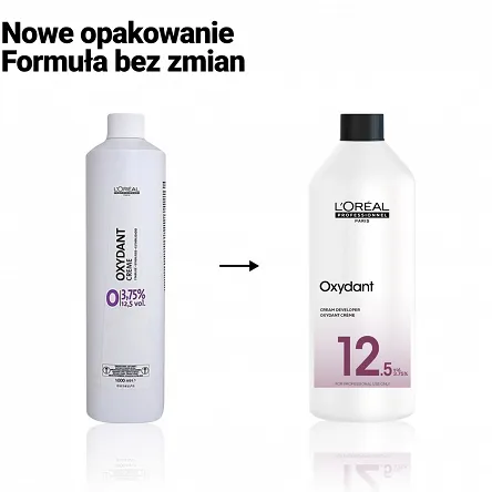 Oxydant Loreal 3.75, 6, 9 lub 12%, 1000ml do farb Majirel, Majiblond i Majirouge, Blond Studio Oxydanty do farb L'Oreal Professionnel 3474630449367