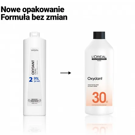 Oxydant Loreal 3.75, 6, 9 lub 12%, 1000ml do farb Majirel, Majiblond i Majirouge, Blond Studio Oxydanty do farb L'Oreal Professionnel 3474630449367