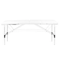 Stół Activ Komfort 2 składany do masażu (aluminiowy), segmentowy biały Łóżka do masażu Activ 5906717422522