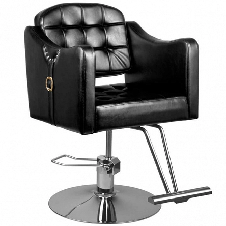 Fotel fryzjerski Hair System 0-90 czarny Hair System 5906717413995