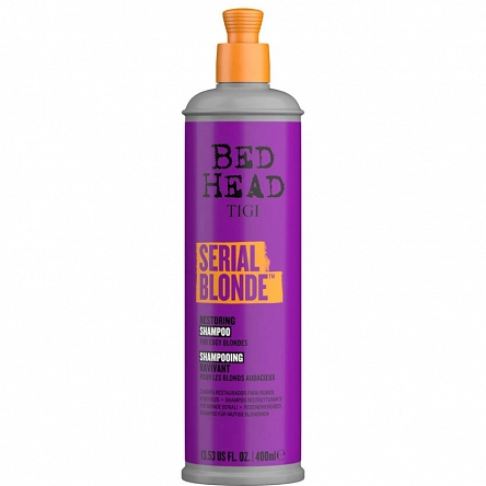 Szampon Tigi Bed Head Serial Blonde Restoring do włosów blond i farbowanych 400ml  Tigi 615908432251