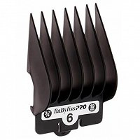 Nasadki BaByliss PRO do maszynki FX880E, rozmiary: 3, 4.8, 6, 10, 13, 16, 19mm Nasadki do maszynki BaByliss Pro 3030053831952