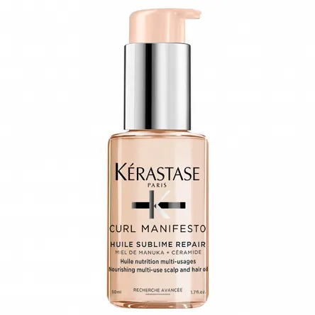 Olejek Kerastase Curl Manifesto Huile Sublime Repair odżywczy do włosów kręconych 50ml Olejki do włosów Kerastase 3474636968701